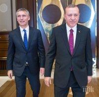 НА ВИСОКО НИВО! Столтенберг се среща с Ердоган