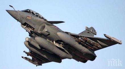 франция изстреляла ракети ударите сирия