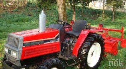 мъж изпочупени ребра бил затиснат трактор симитли