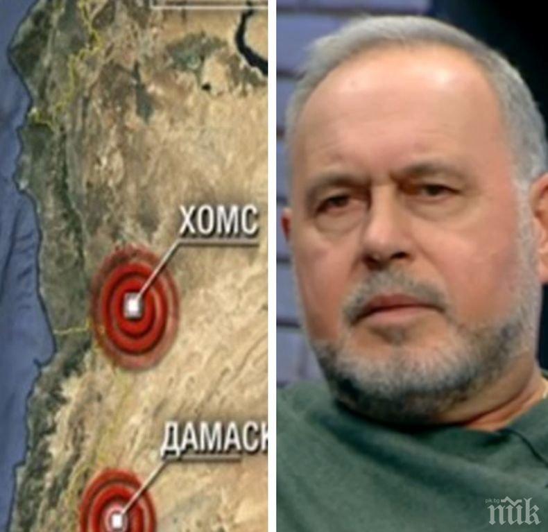 ЕКСКЛУЗИВНО! Експертът Славчо Велков за атаката в Сирия: Ударите са тест на реакцията на Русия