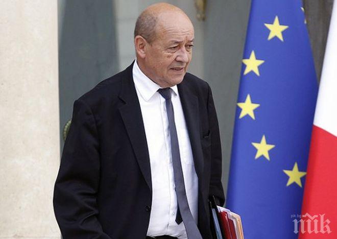 Външният министър на Франция за удара по Сирия: Голяма част от сирийския химически арсенал е унищожена
