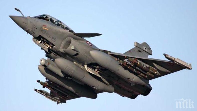 Франция е изстреляла 12 ракети при ударите по Сирия