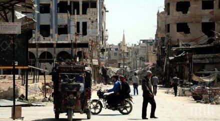 сирийските правителствени сили нахлуха град думейр