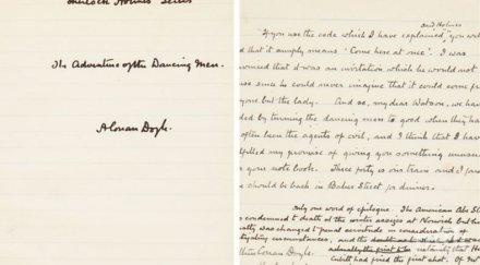 ръкопис артър конан дойл продаден търг тексас 312 500 долара