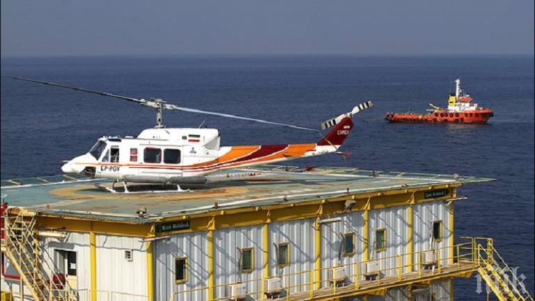 Ирански хеликоптер се разби в Персийския залив 
