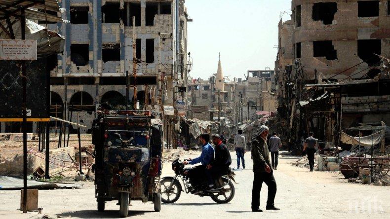 Сирийските правителствени сили нахлуха в град Думейр
