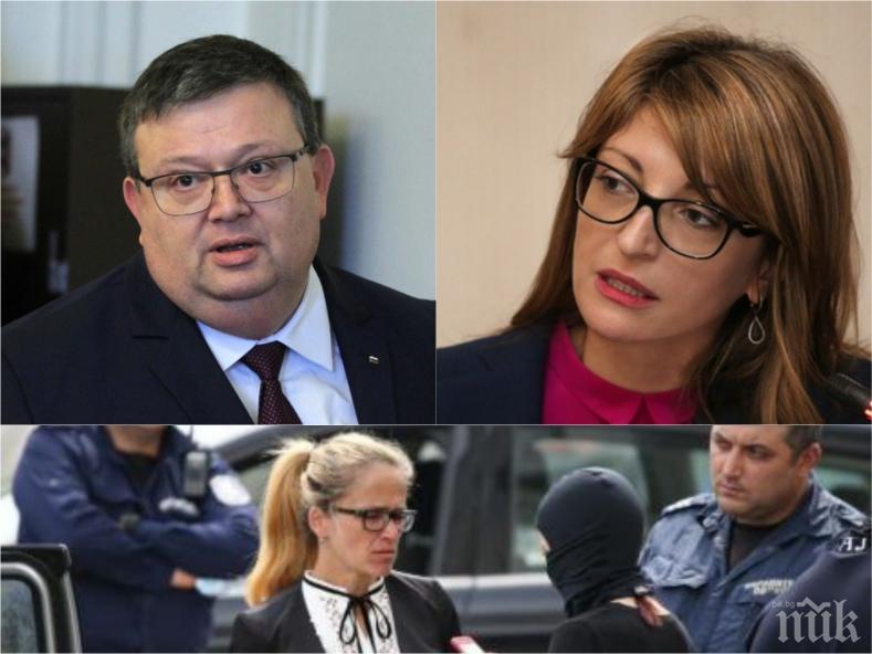 ОТВЕТЕН УДАР! Сотир Цацаров попиля Екатерина Захариева: Целият кабинет ли мисли, че се прекали при ареста на кметицата на Младост?