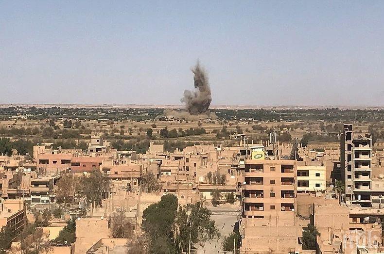 Противовъздушните сили на Сирия са  прихванали ракети в близост до Хомс