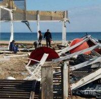 Разрушиха голям ресторант в Слънчев бряг