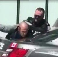 ПЪРВО В ПИК! ВИДЕО показва драматичния арест на шофьора на буса в Торонто (СНИМКИ)
