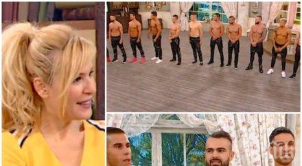 гала облизва една дузина полуголи мачовци изредиха нея снимки