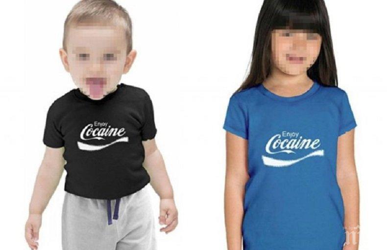 Детски тениски с идиотски надпис взривиха Фейсбук (СНИМКИ)