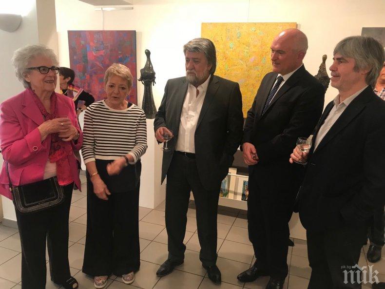 Вежди Рашидов и Николай Янакиев събраха очите на колекционери и ценители с изложба в Люксембург