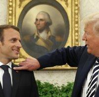 Президентът на Франция очаква Доналд Тръмп да изтегли САЩ от споразумението за ядрената програма на Иран