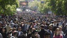 Лидерите на протестите в Армения се срещнаха с руски дипломати