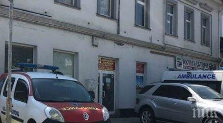 охранителни камери разкриват линейката открадната минути