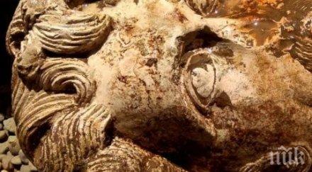 египет откриха бюст император марк аврелий