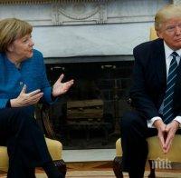 ВЪВ ВАШИНГТОН: Тръмп и Меркел остават с различни позиции за Иран