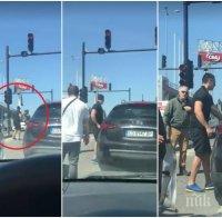 Разпитват шофьора, пребил британец на кръстовище заради забележка