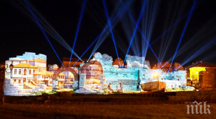 несебър стяга зрелищно светлинно шоу туристите лятото