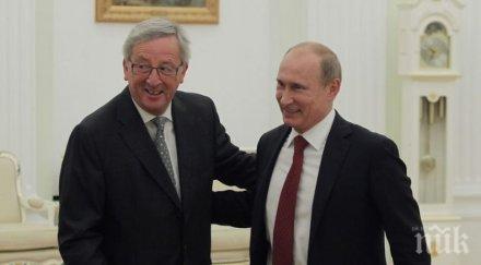 любов путин юнкер готов промени тона русия можем без тях европейците сме малки слаби