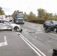 ЖЕСТОКА КАТАСТРОФА НА ПЪТЯ ВАРНА-БУРГАС! ТИР премаза челно кола