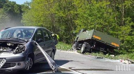 годишна жена пострадала жестокото меле пътя бургас варна снимки