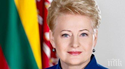 президентът литва получи покана инаугурацията владимир путин