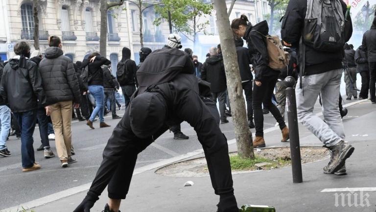 Безредици белязаха първомайската демонстрация в Париж