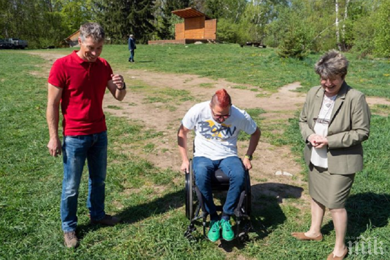 Строят първата площадка за хора с увреждания на Витоша