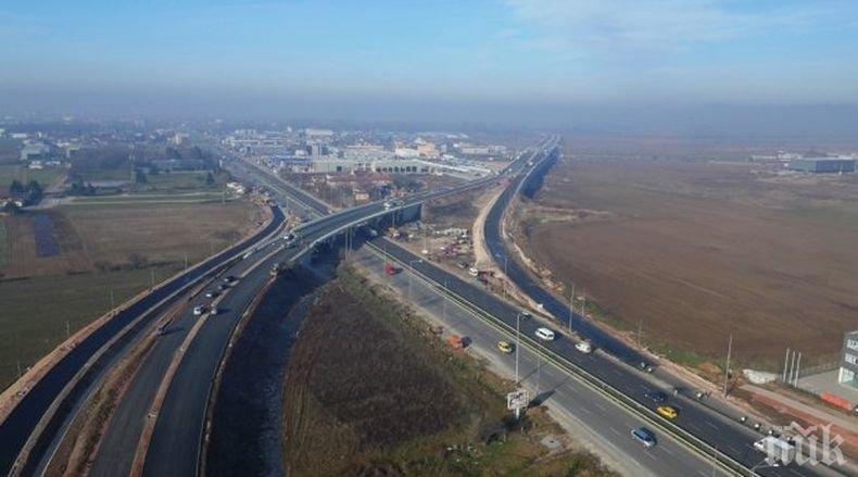 Важно! Промени в организацията на движението по Околовръстния път на столицата заради ремонт