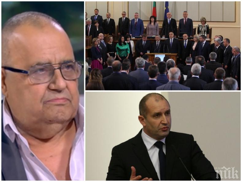 ЕКСКЛУЗИВНО! Вижте каква оценка постави на правителството проф. Божидар Димитров! Пиперливият му език не подмина и Румен Радев