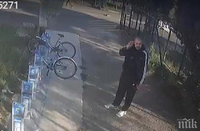РАЗКРИТ! Ето го хулигана, който стреля с пистолет по велостоянка в Бургас (ВИДЕО/СНИМКИ)
