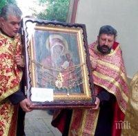 Врачани посрещнаха чудодейна икона на Света Богородица