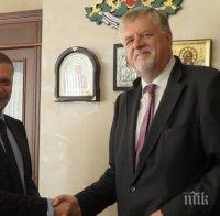Губернаторът на Софийска област се срещна с немския посланик заради оформяне на споразумение с Бавария