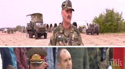 командващият военния парад генерал майор михаил попов емоцията водиш 000 военни
