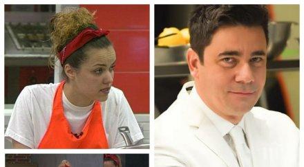 любовни искри кухнята ада шеф ангелов подозрително снизходителен младата готвачка светла