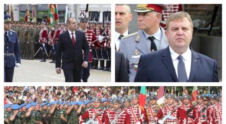 извънредно пик армията чества 140 годишнина деня храбростта георги президентът радев приема парада