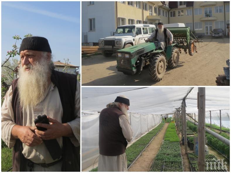 В ИМЕТО НА ВЯРАТА! Монаси край Кюстендил се захванаха с модерен бизнес, за да построят църква