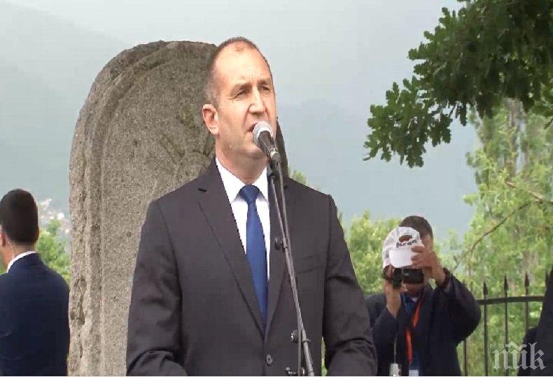 Президентът Радев: Ценим готовността на Македония за опазване на българските войнишки паметници