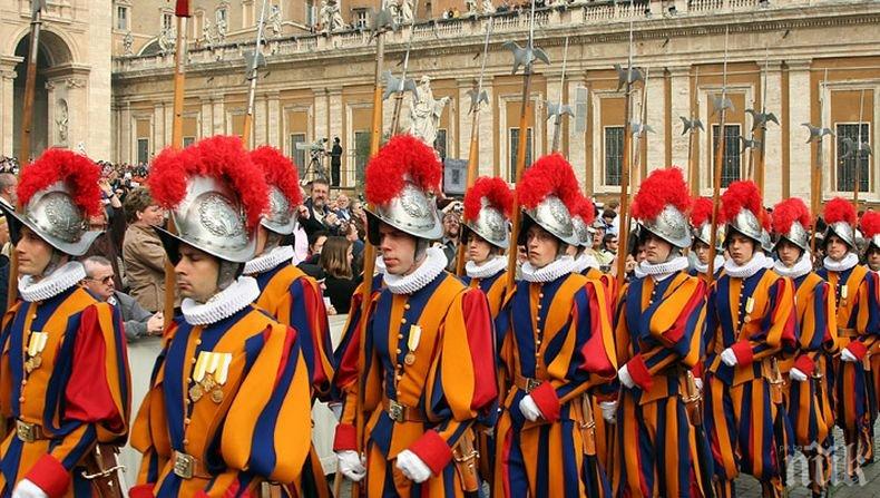 Високотехнологичен шлем ще пази ватиканската Швейцарска гвардия