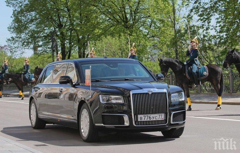 ПОД ЛУПА! Бронираната крепост на Путин тежи 6,5 тона, хора от Порше участвали в конструирането