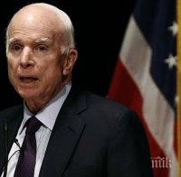 Сенатор Джон Маккейн призова за отхвърляне на кандидатурата на Джина Хаспъл за директор на ЦРУ