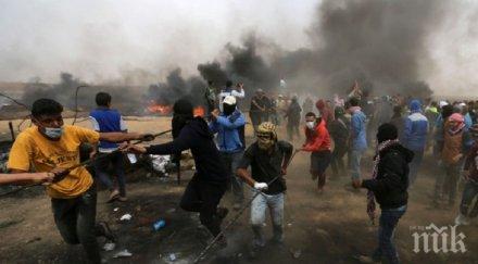 палестински тийнейджър прострелян газа