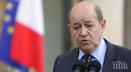 американските санкции иран неприемливи категоричен френският външен министър