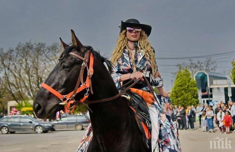 ЕКСКЛУЗИВНО В ПИК! Дизайнерката Мира Бъчварова с комоцио и счупен крак след каскада с коне (СНИМКИ)