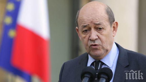 Американските санкции срещу Иран са неприемливи, категоричен е френският външен министър 
