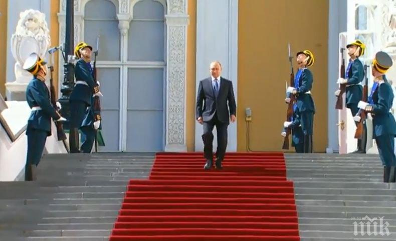 Рекордно слаб интерес към инагурацията на Путин сред руснаците