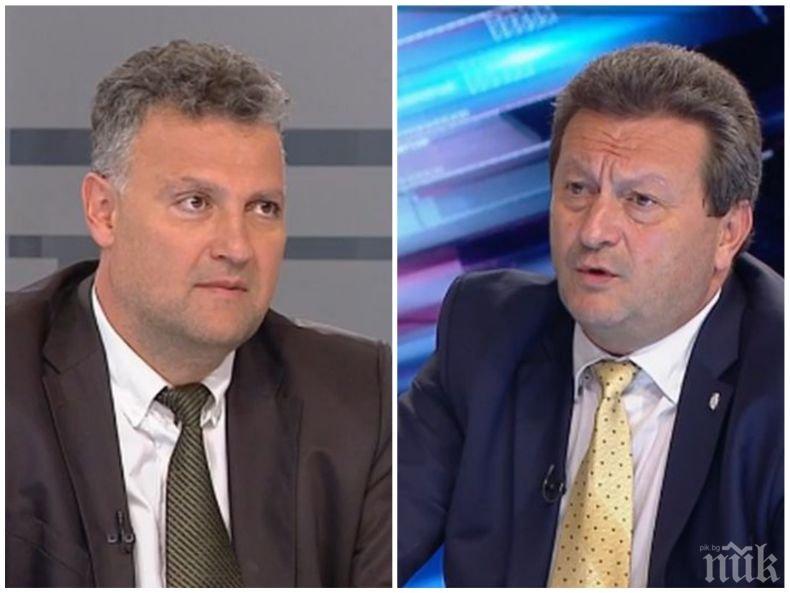 СКАНДАЛ В ЕФИР! Таско Ерменков и Валентин Николов се замерят с обвинения заради сделката за ЧЕЗ
