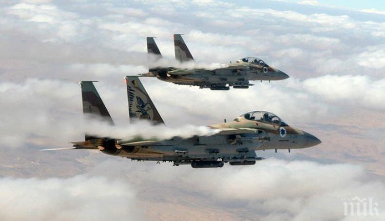 НА РЪБА НА НОВА ВОЙНА! Израелски бойни самолети нанесоха ракетни удари по Сирия